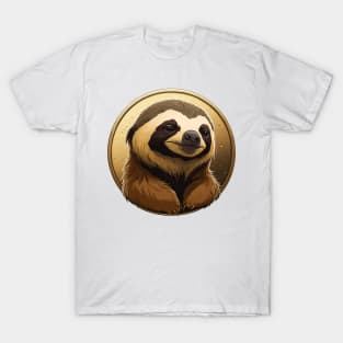 Sloth Portrait T-Shirt